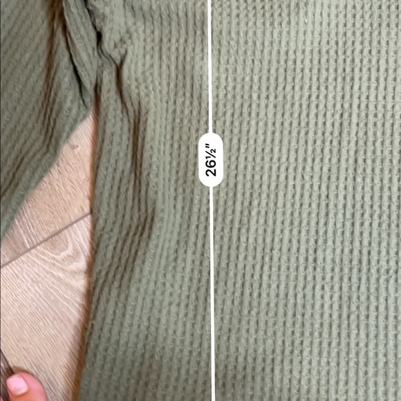 American Eagle waffle knit soft & sexy plush top - Picture 4 of 4